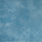 A plaster sample made in Georgian Revival Blue Venetian Plaster for a room visualizer feature. 