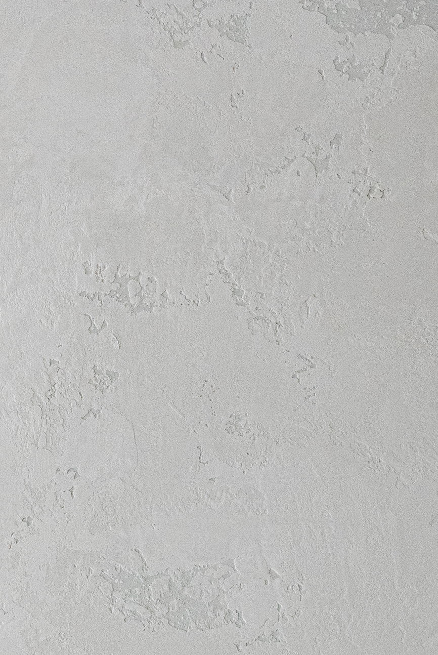 Close up image of the horizon blue Venetian plaster base matte sample so you can see the texture and dimension.